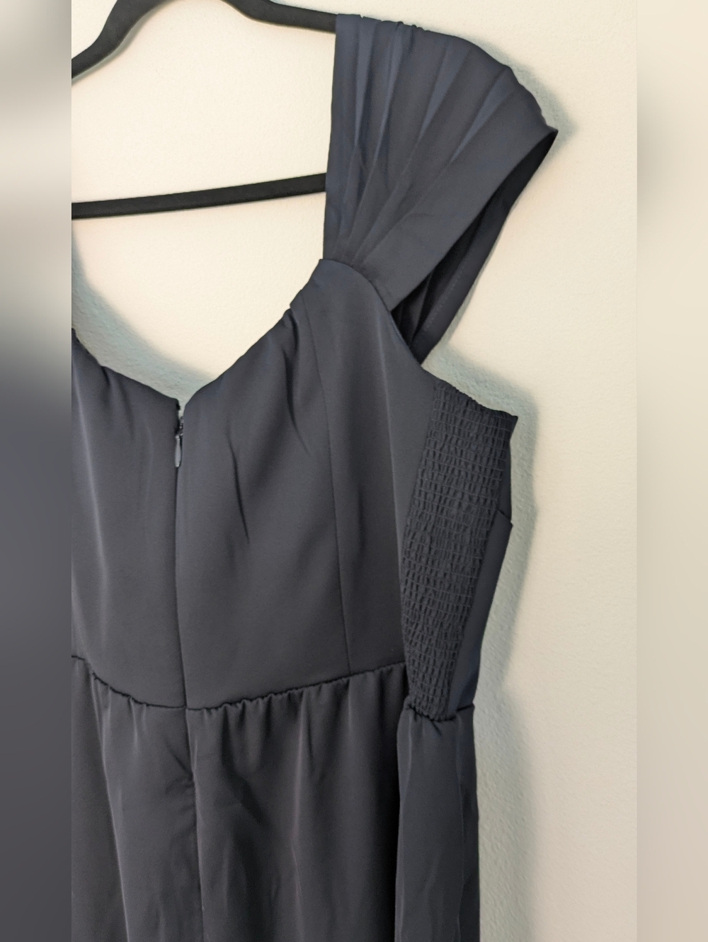 City Chic The Hypnotise Faux Wrap Midi Dress Dark Blue Sz 18 Wedding Party New - Picture 9 of 16